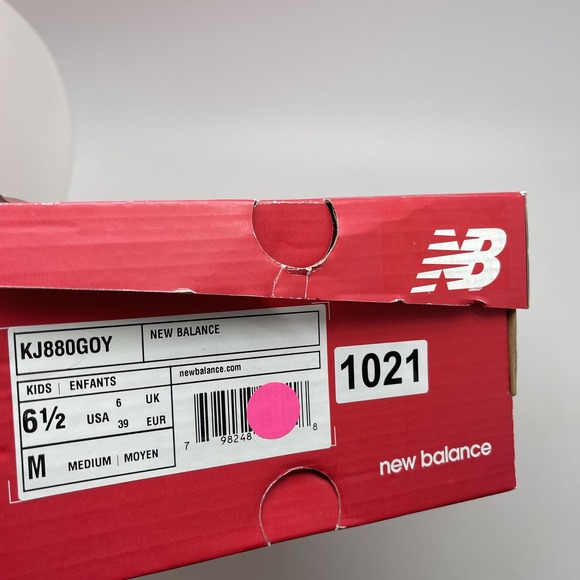 New Balance Shoes Kids 6.5 Youth Pink Navy 880v7‎ Running Athletic KJ880GOY New - Picture 8 of 8